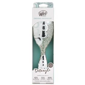 WET BRUSH - Original Detangler Groovy Disco Teal Hair Brush 473339 1pc