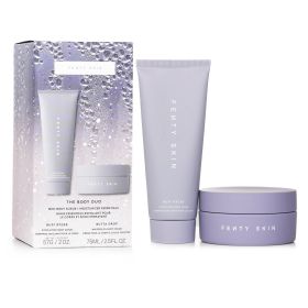 FENTY BEAUTY BY RIHANNA - FENTY SKIN The Body Duo Set: Buff Ryder Exfoliating Body Scrub 57g +  Butta Drop Whipped Oil Body Cream 75ml 657273 2pc