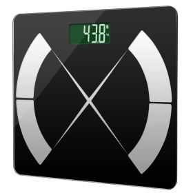 Smart Body Composition Scale Fat Monitor Digital APP Scale BMI Health Analyzer (Option: Black)